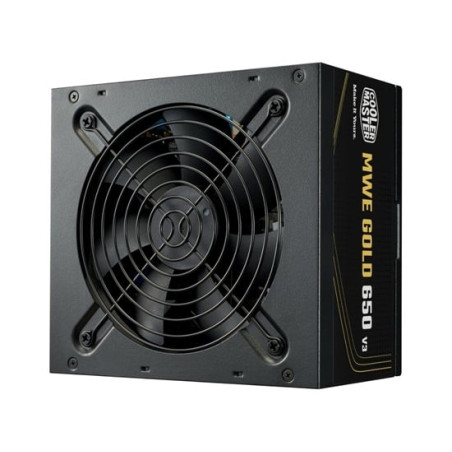 Alimentatore 650w coolermaster mwe gold v3 80 plus gold nero [mpe-6502-acaag-3beu]
