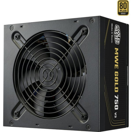 Alimentatore 750w coolermaster mwe gold v3 80 plus gold nero [mpe-7506-acag-beu]