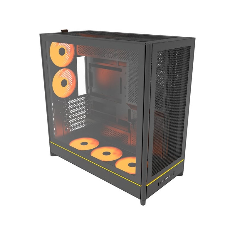Case montech hs01 pro argb midi-tower atx nero [hs01 pro (b)]