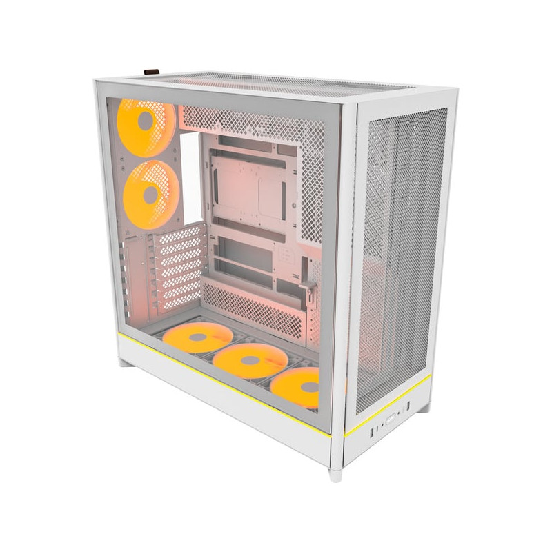 Case montech hs01 pro argb midi-tower atx bianco [hs01 pro (w)]