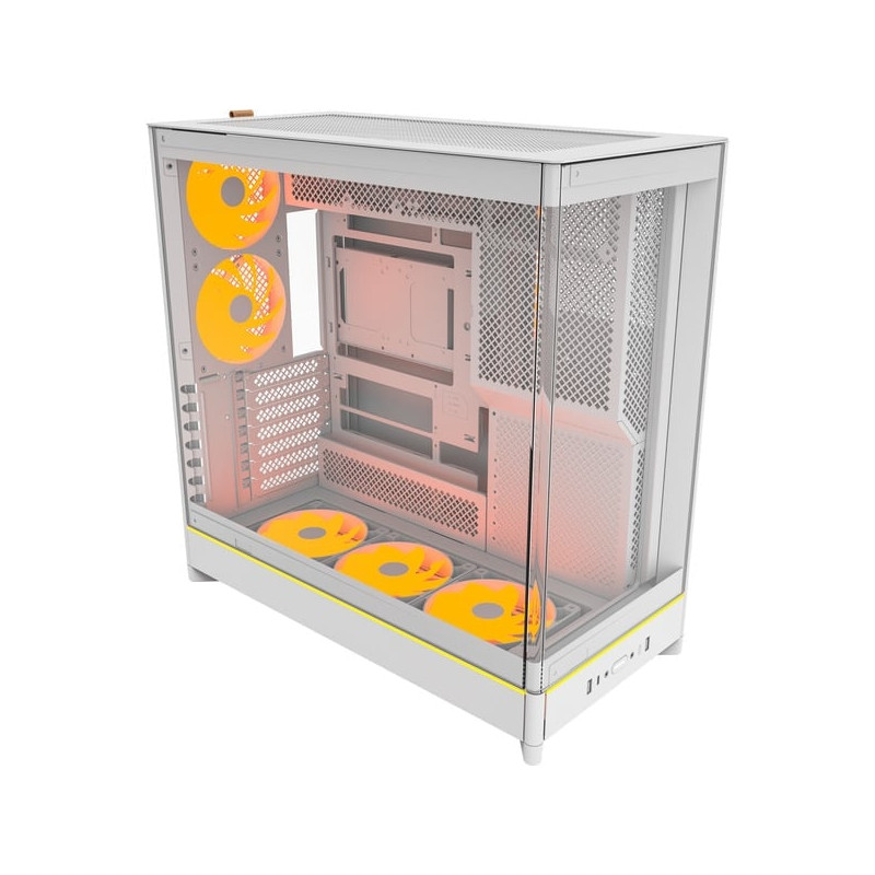 Case montech hs02 pro argb midi-tower atx bianco [hs02 pro (w)]