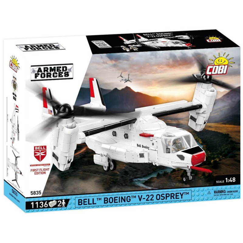 Modellino bell-boeing v-22 osprey first flight edition [cobi-5835]