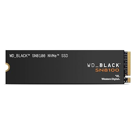 Ssd 1tb western digital black sn8100 m.2 nero [wds100t1x0m]