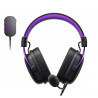Cuffie havit h2002+u per gaming 3.5mm con microfono nero/viola [h2002c+ubp]