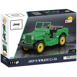 Modellino cobi jeep willys cj-2a (verde) [cobi-24517]