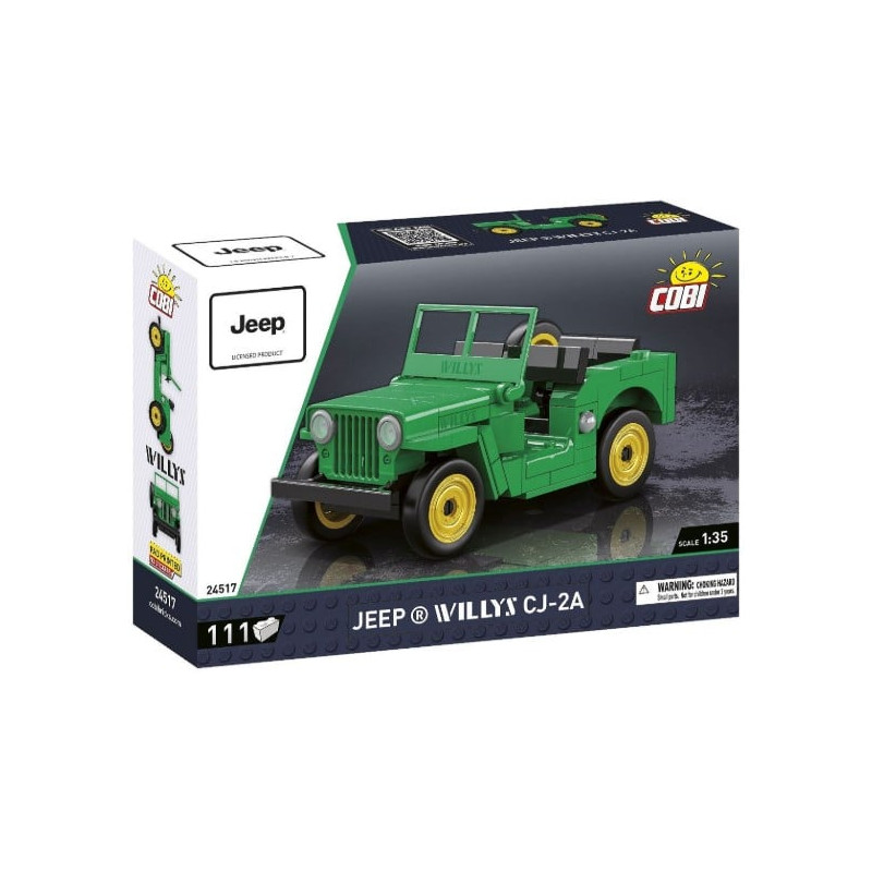 Modellino cobi jeep willys cj-2a (verde) [cobi-24517]