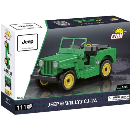Modellino cobi jeep willys cj-2a (verde) [cobi-24517]