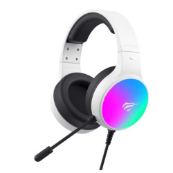 Cuffie havit h2043u wireless/bluetooth per gaming con microfono nero/bianco[h2043ubw]