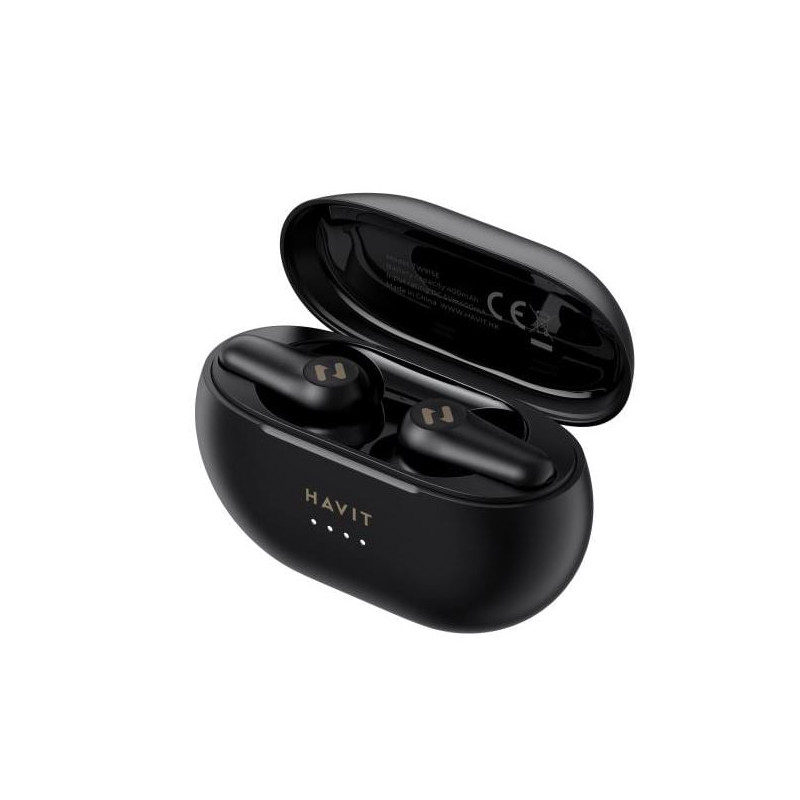 Auricolari havit tw915e wireless/bluetooth nero [tw915eblack]