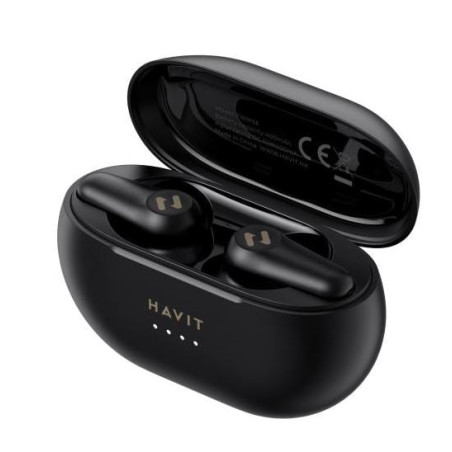 Auricolari havit tw915e wireless/bluetooth nero [tw915eblack]
