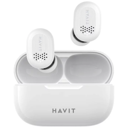 Auricolari havit tw925 wireless/bluetooth bianco [tw925white]