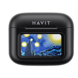 Auricolari havit tw956 wireless/bluetooth nero [tw956black]