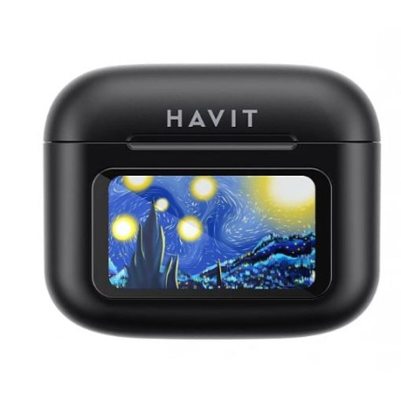 Auricolari havit tw956 wireless/bluetooth nero [tw956black]