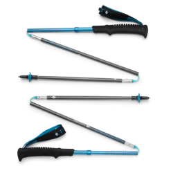 Bastoncino da trekking black diamond distance carbon z 125cm 1paio