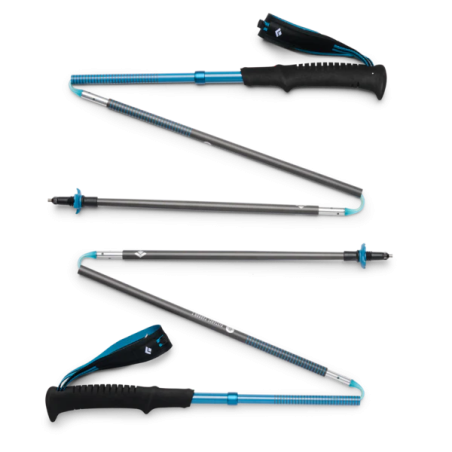 Bastoncino da trekking black diamond distance carbon z 125cm 1paio