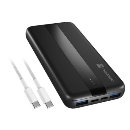 Batteria portatile natec trevi slim q v2 powerbank 10000mah micro