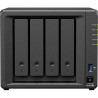 Nas 0tb diskstation ds425+ 4 bay 2.5gbe nero [nbsynnt04ds4250]