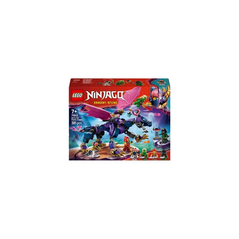Set di gioco lego ninjago 71842 rontu il maestro drago multicolore