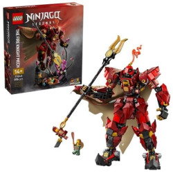 Gioco da costruzione lego ninjago il mech cavaliere del fuoco multicolore