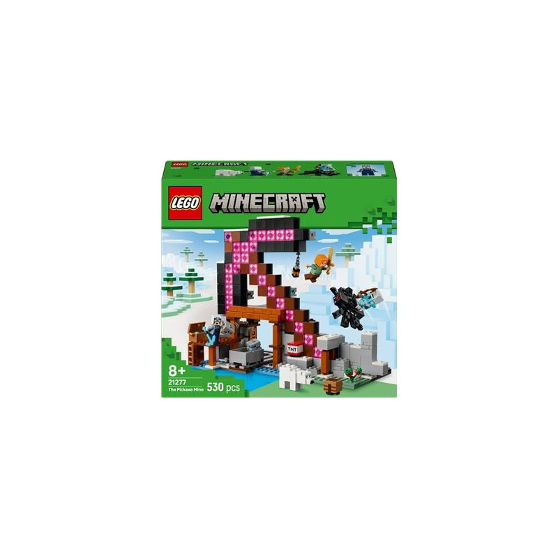 Set di costruzione lego minecraft 21277 la miniera di picconi multicolore