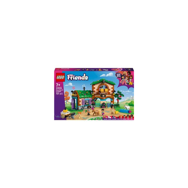 Set di costruzione lego friends 42654 ranch e scuderia dei pony multicolore