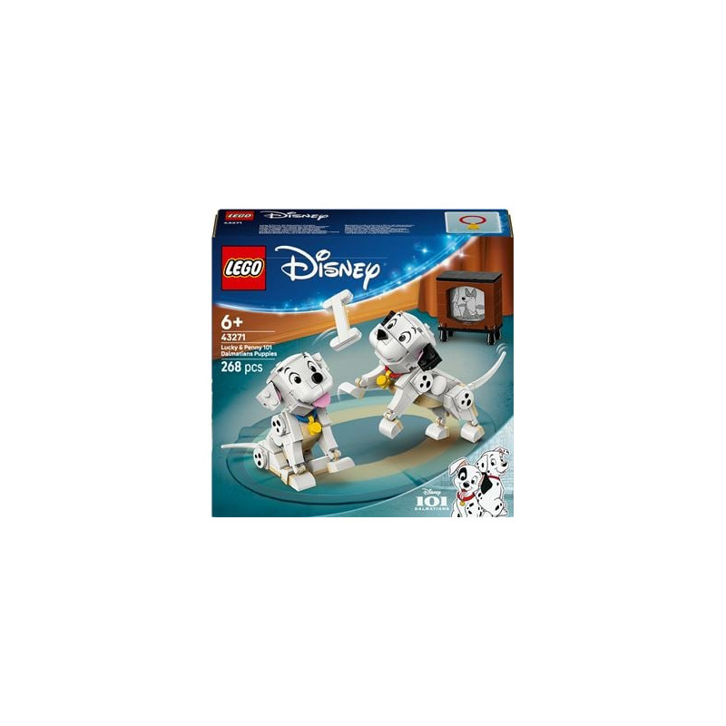 Set di costruzione lego disney classic 43271 lucky e penny -