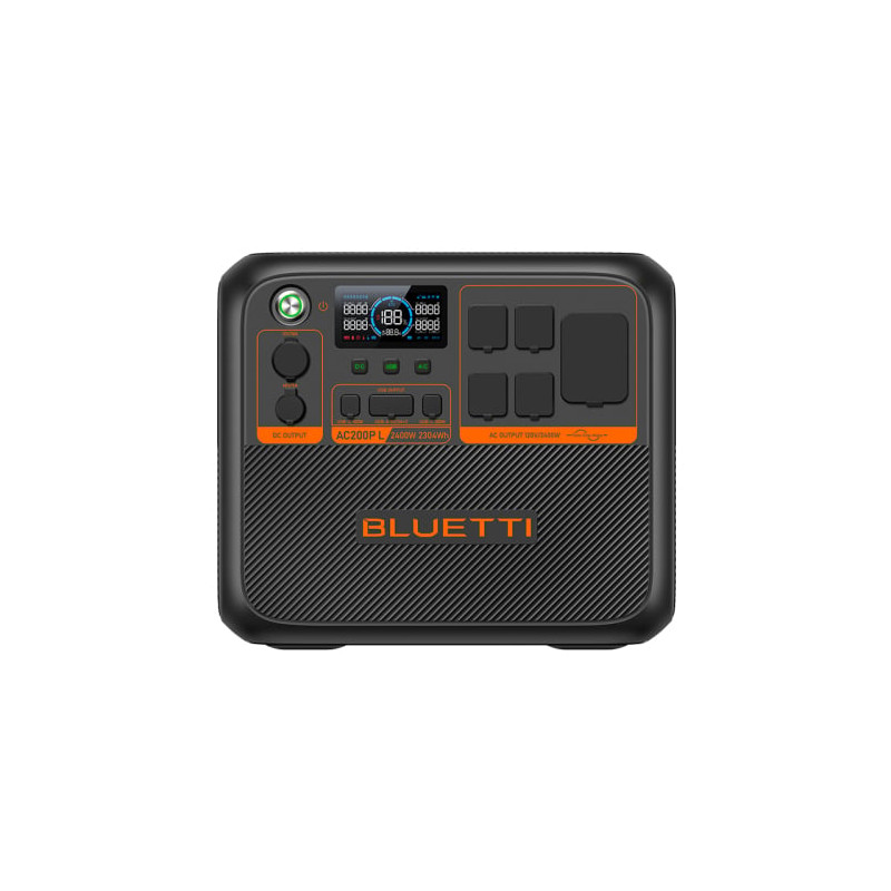 Power station portatile bluetti poweroak ac200p l [p-ac200pl-eu-gy-bl-010]