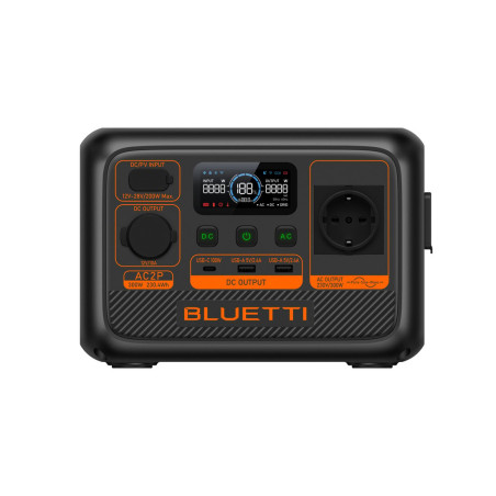 Power station portatile bluetti poweroak ac2p [p-ac2p-eu-gy-bl-010]