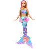 Bambola alla moda mattel barbie jdm72 sirena fiore magico 37cm [jdm72]