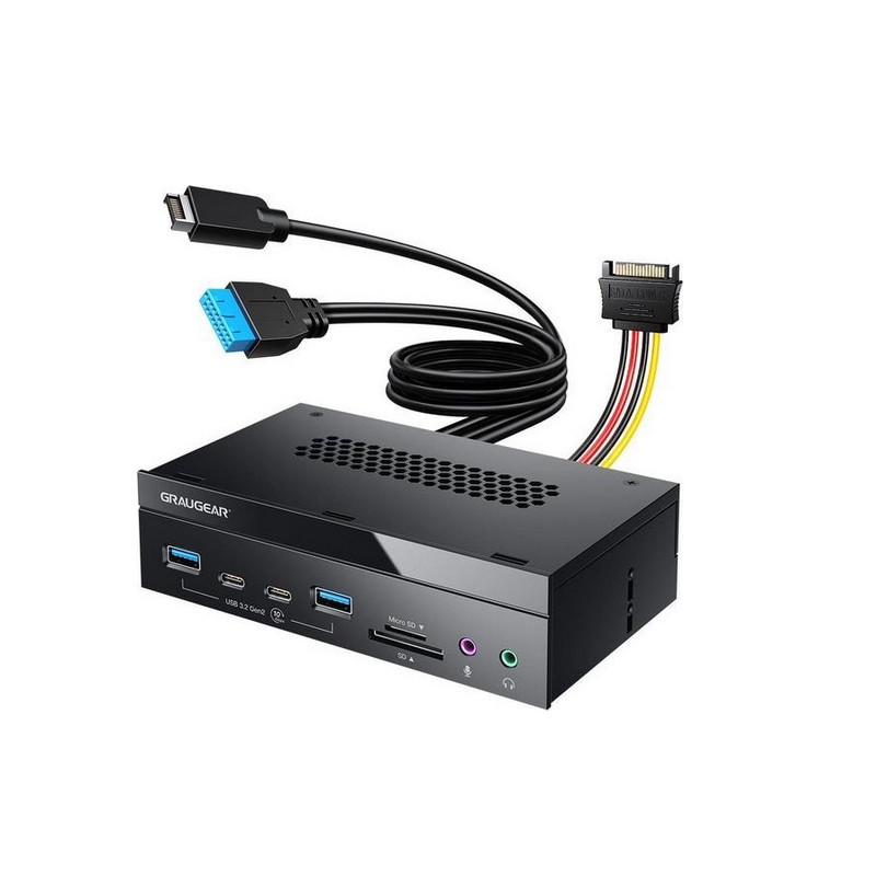 Frontalino graugear multi con usb hub