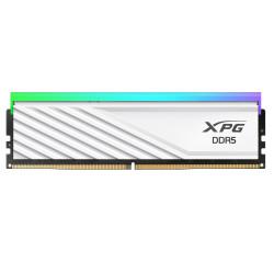 Ram dimm ddr5 16gb adata 6000mhz cl48 1.35v bianco [ax5u6000c4816g-slabrwh]