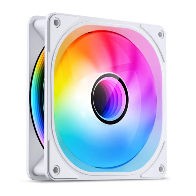 Ventola 120x120 jonsbo fr-606 bianco argb 5v 3pin