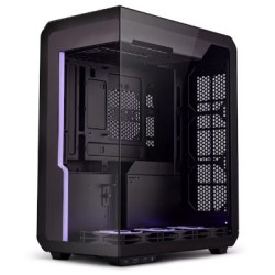 Case ssupd xhuttle midi-tower atx in vetro temperato nero
