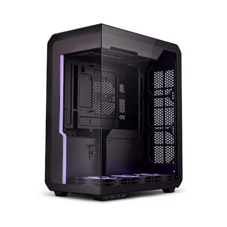 Case ssupd xhuttle midi-tower atx in vetro temperato nero