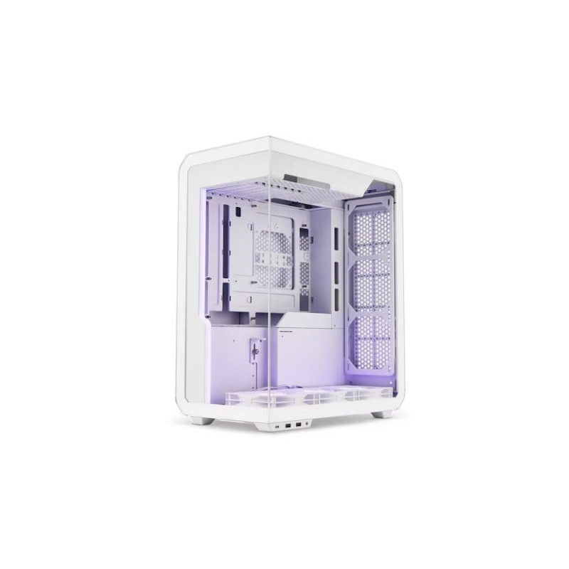 Case ssupd xhuttle midi-tower atx in vetro temperato bianco
