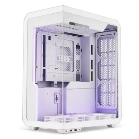 Case ssupd xhuttle midi-tower atx in vetro temperato bianco