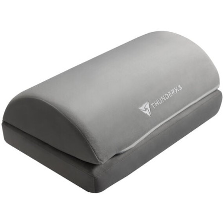 Poggiapiedi thunderx3 loft in tessuto grigio