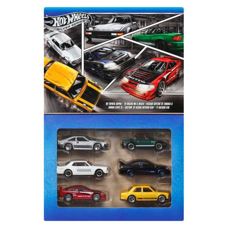 Set di veicoli mattel hot wheels streets of japan multipack 1:64