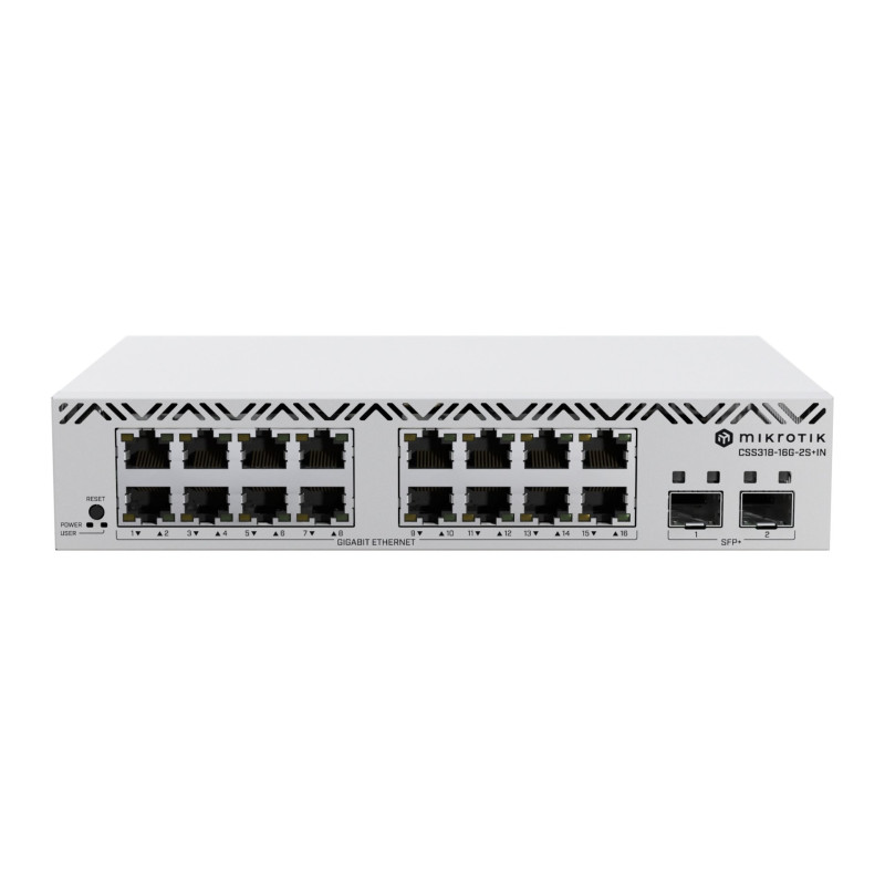 Switch mikrotik css318-16g-2s+in gestito l2 16 porte gigabit