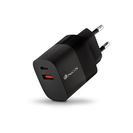 Alimentatore da rete ngs bud da parete 1x usb-c + usb-a 33w