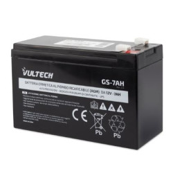 Batteria ups vultech ermetica al piombo 12v 7a [gs-7ah rev. 2.3]
