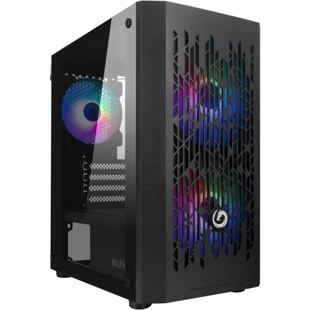 Case nuvo blitz r24 mini-tower micro-atx nero [cs0322pw-r24k537]