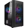 Case nuvo blitz r24 mini-tower micro-atx nero [cs0322pw-r24k537]