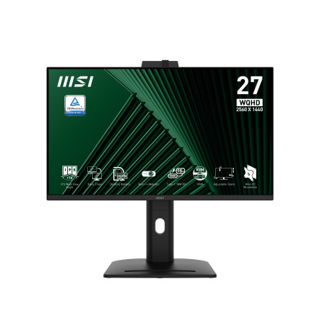 Monitor led 27" msi 27ips wqhd bk mm pvt dock webc pro mp275qpdg