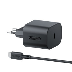 Alimentatore nintendo 10015096 per switch 2 usb-c nero [10015096]