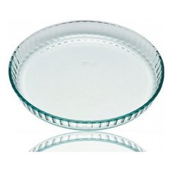 Pirofila in vetro pyrex crostata cm.30 [pyrex]