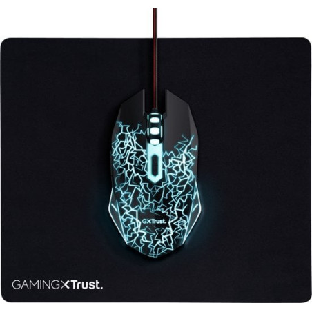 Mouse gaming trust 24752 ottico usb-a ambidestro 4000dpi con
