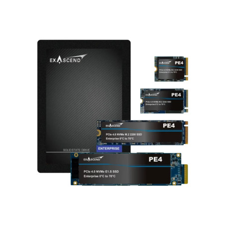 Ssd 1,92tb exascend pe4 nvme pcie gen4 u.2 [expe4u1920gb]