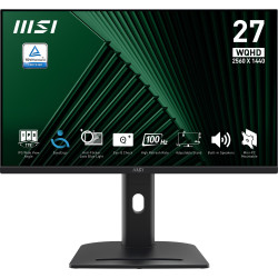 Monitor led 27" msi pro mp275qpg 27 wqhd 2xhdmi dp multi vesa