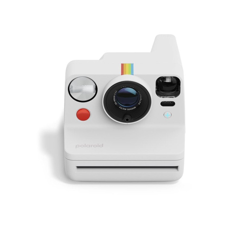 Fotocamera istantanea polaroid now+ gen3 bluetooth bianco [pz9161]